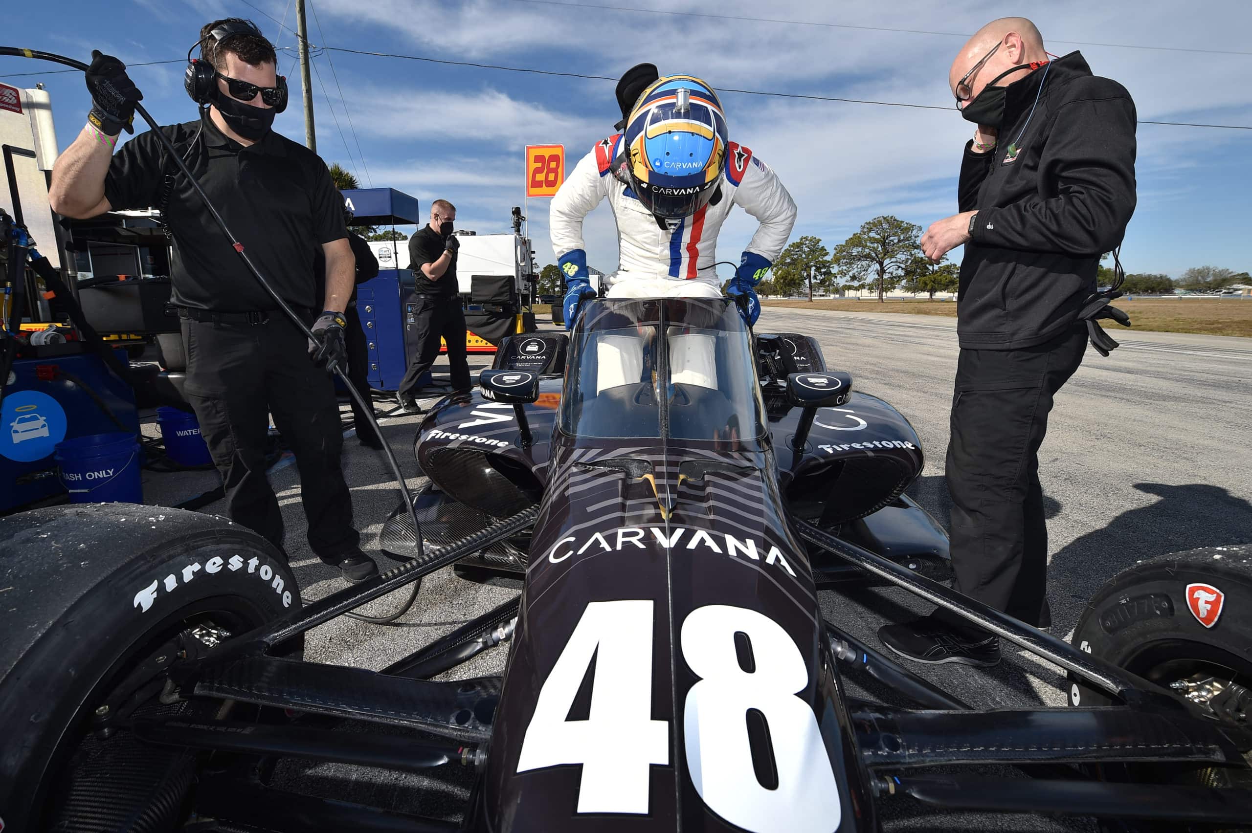 Jimmie Johnson IndyCar Sebring