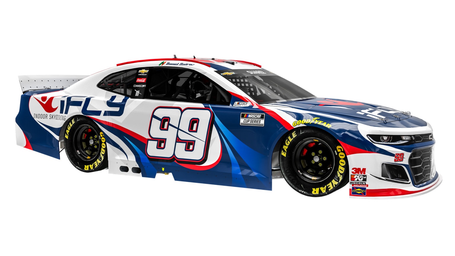 iFly Sponsor Suarez NASCAR Cup 1