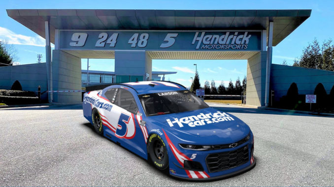 210209_NCS_Larson_HendrickCars_sponsor HendrickCars.com sponsor de Kyle Larson