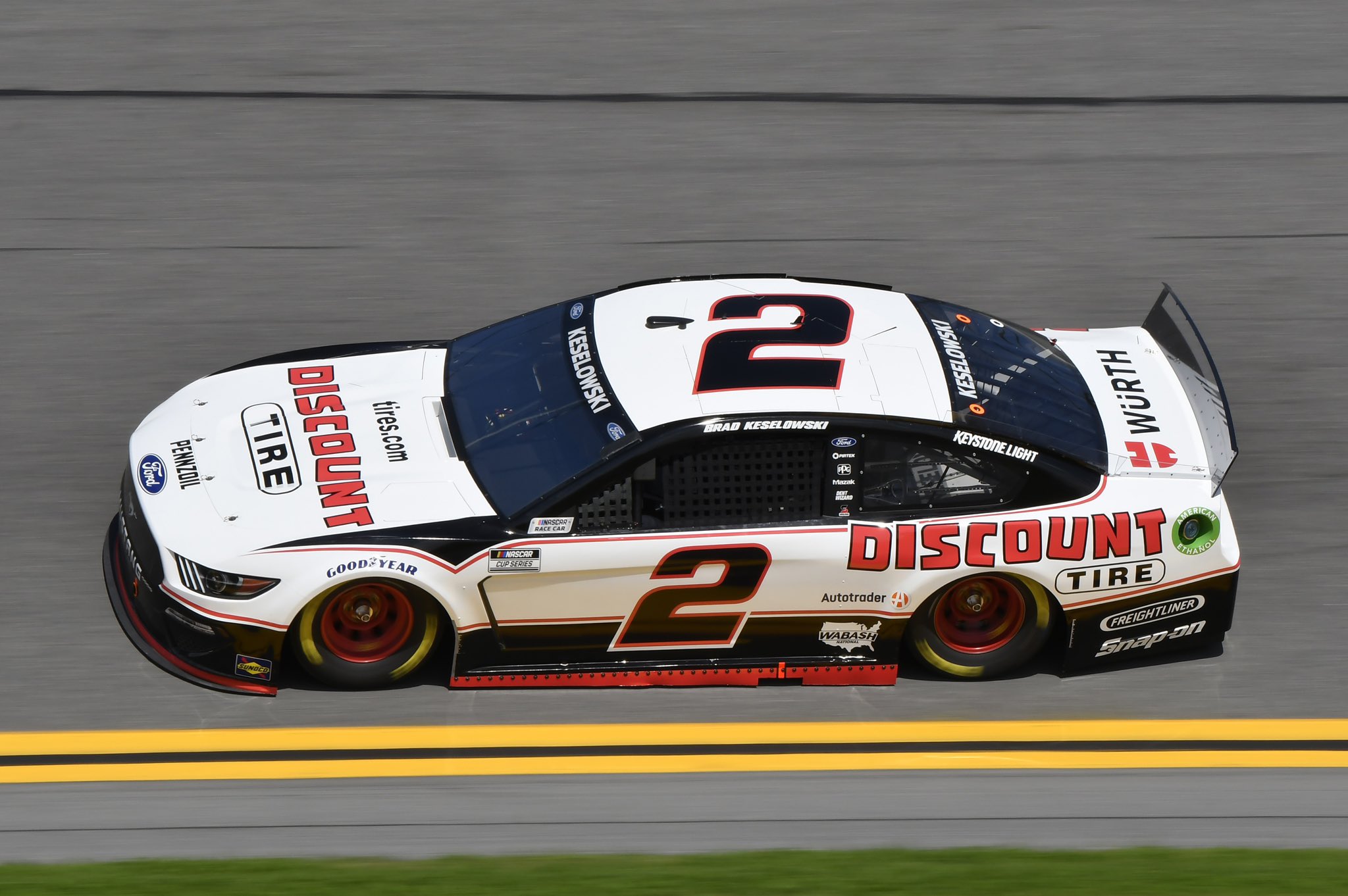 Keselowski avant la pluie