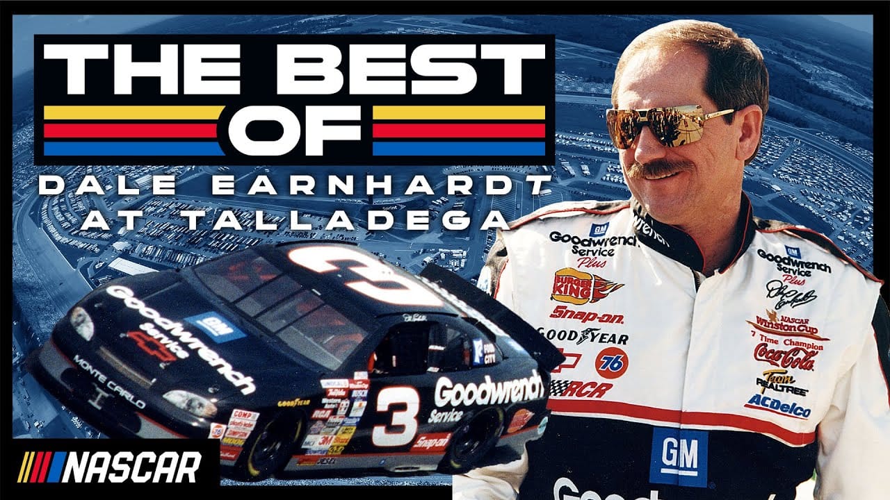 Les victoires de Dale Earnhardt à Talladega en vidéo