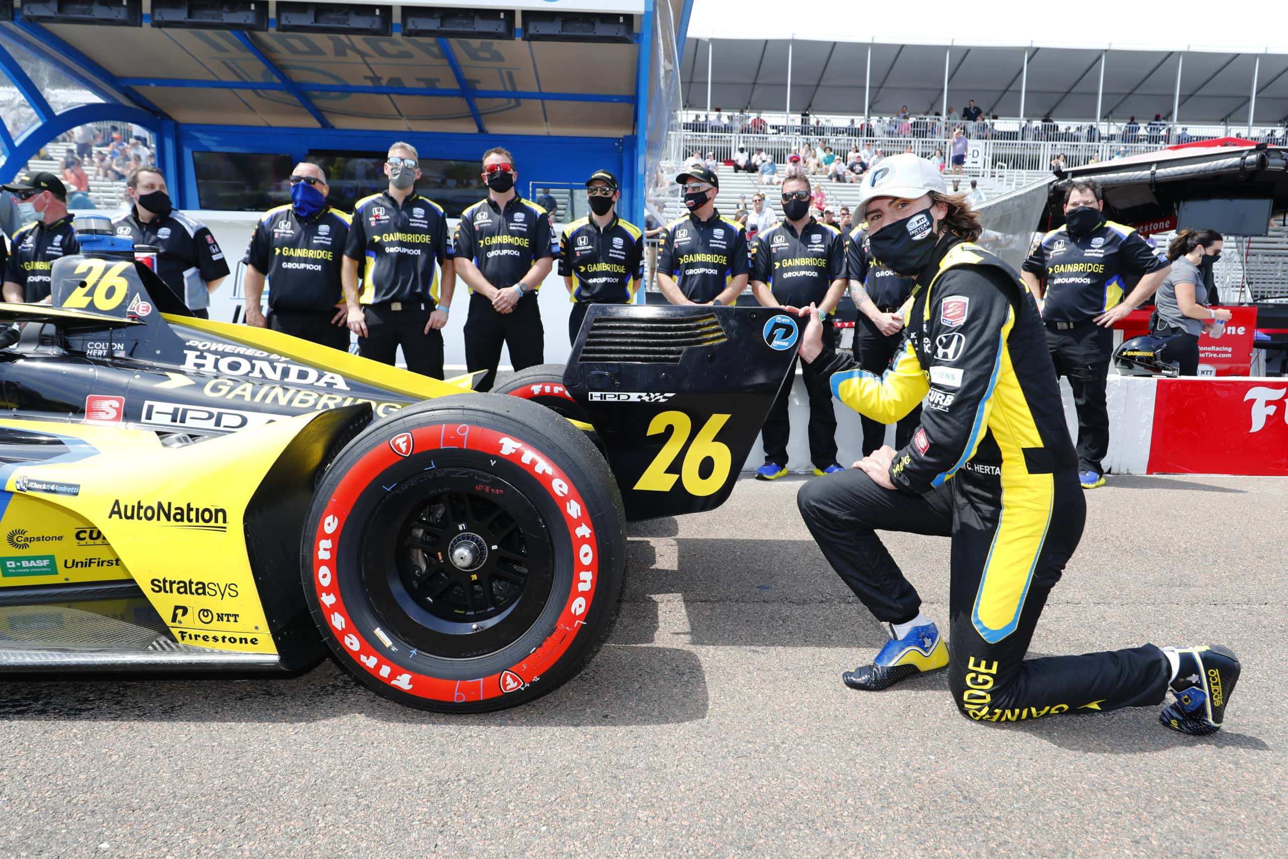 Colton Herta en pole à St. Pete