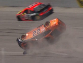 L'accident de Joey Logano à Talladega