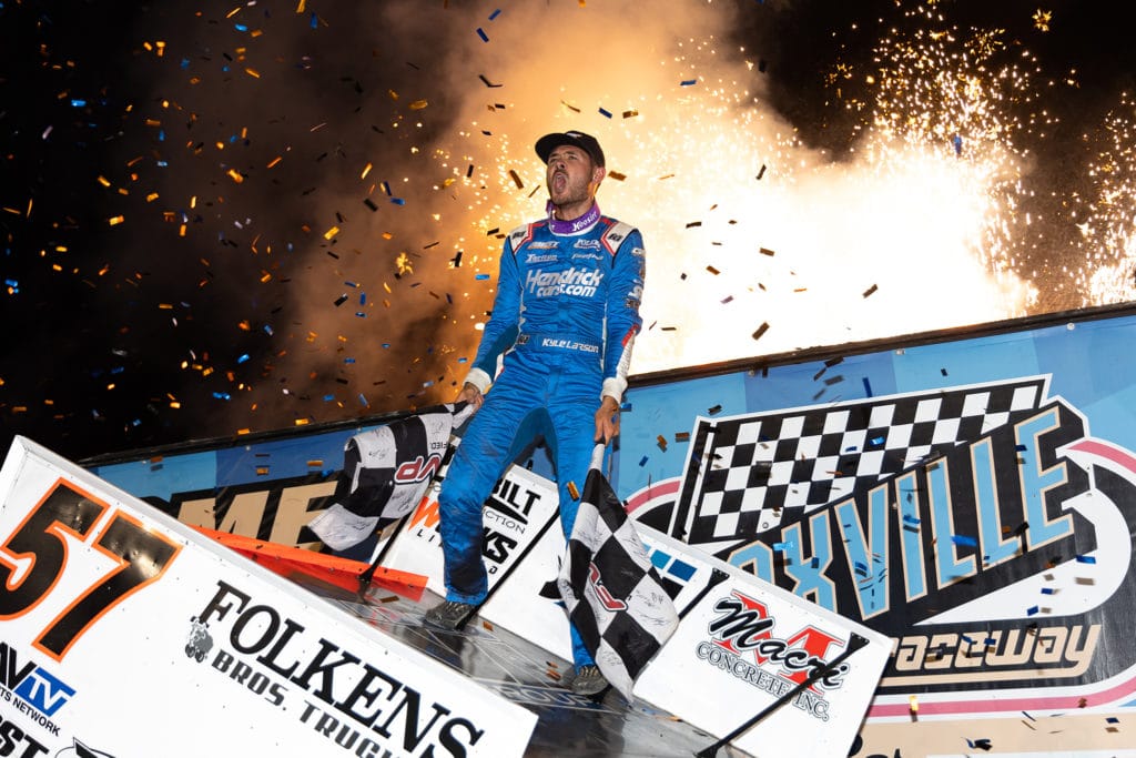 Kyle Larson remporte enfin les Knoxville Nationals