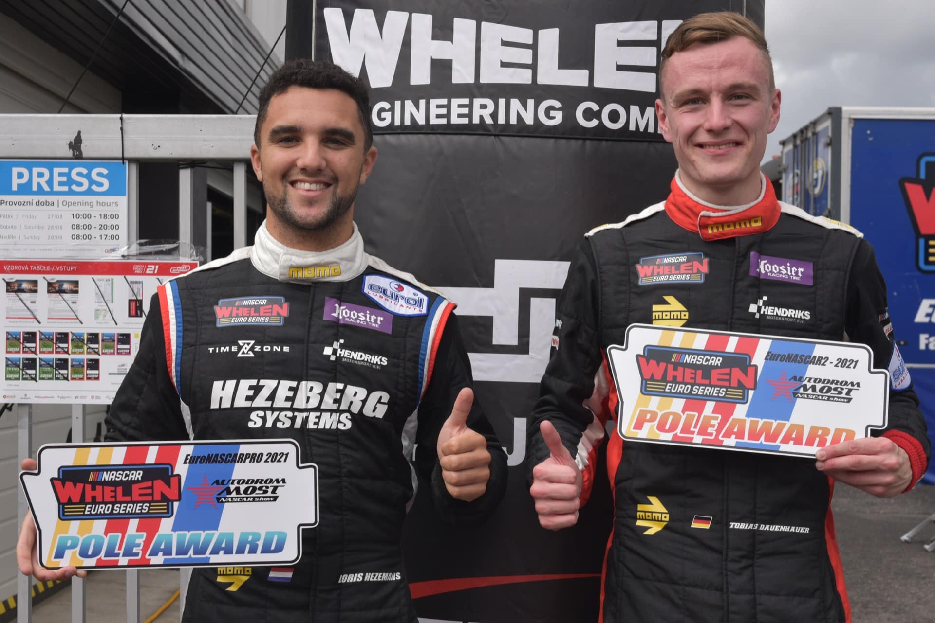 Hezemans et Dauenhauer en pole à Most