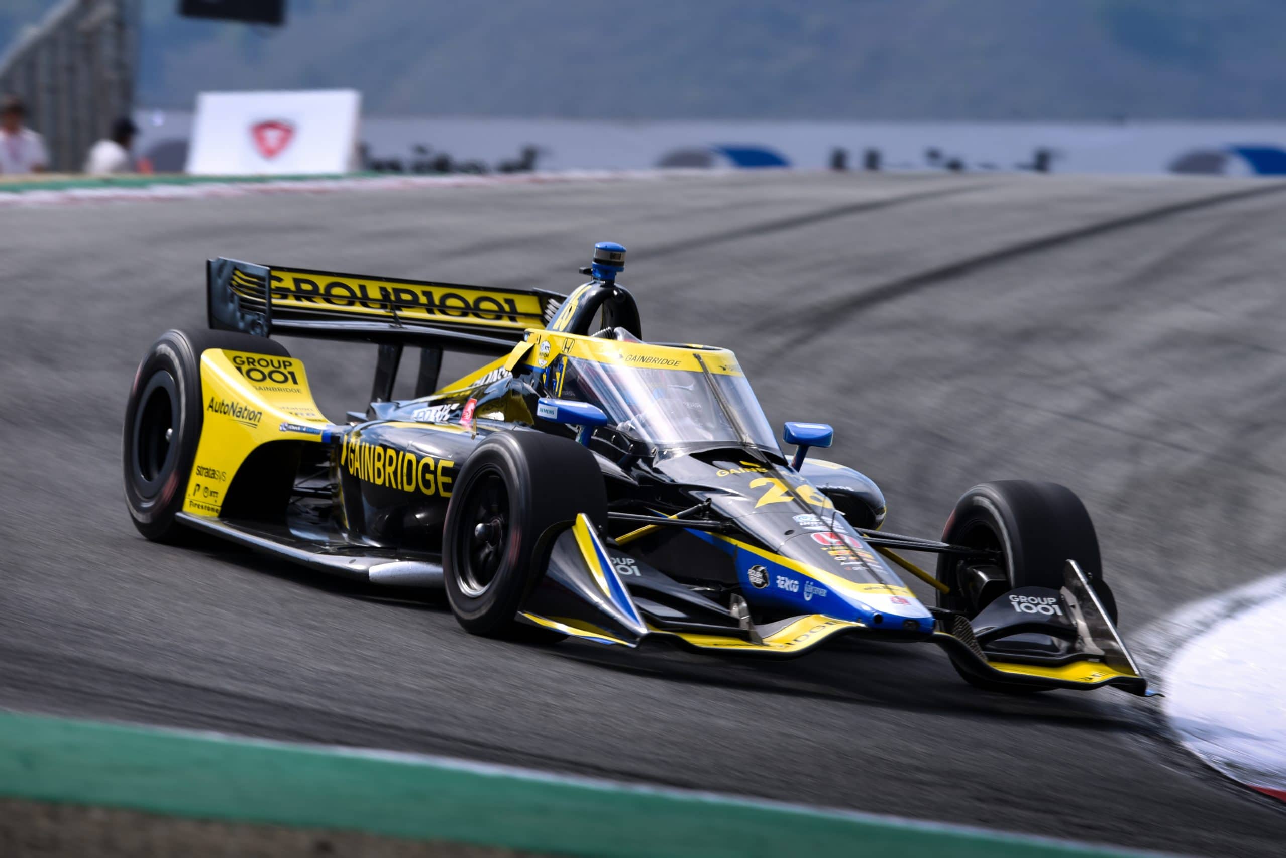 Colton Herta en pole à Laguna Seca