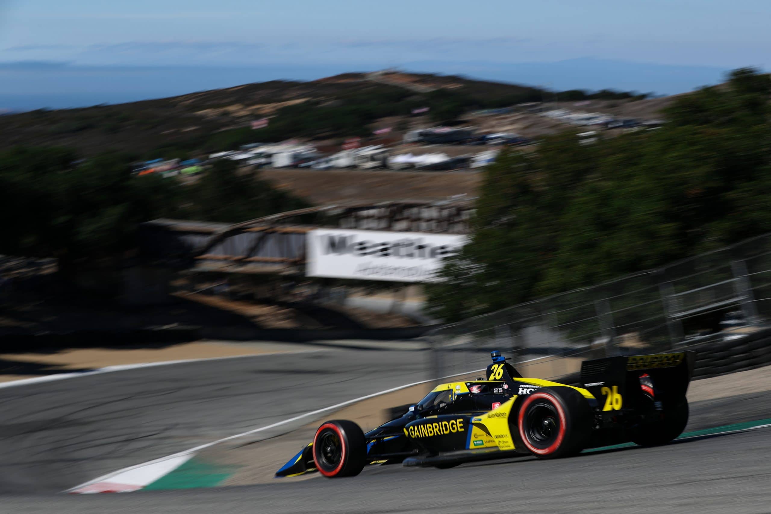 Colton Herta en balade à Laguna Seca