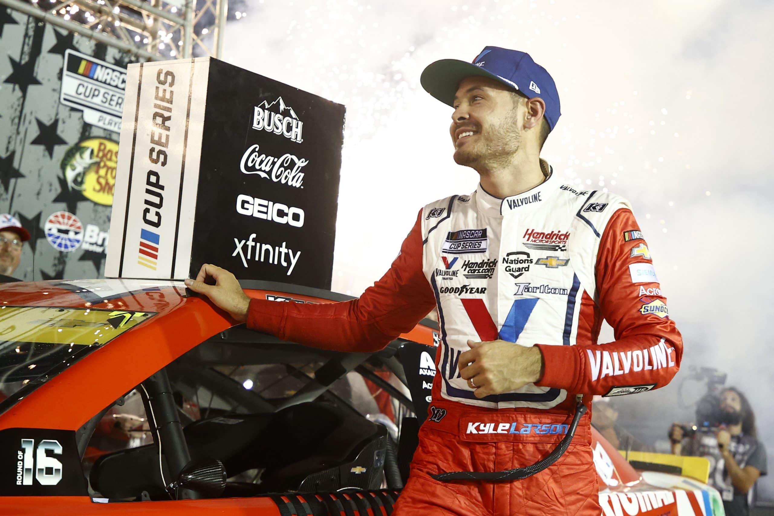 Kyle Larson encore en pole à Las Vegas