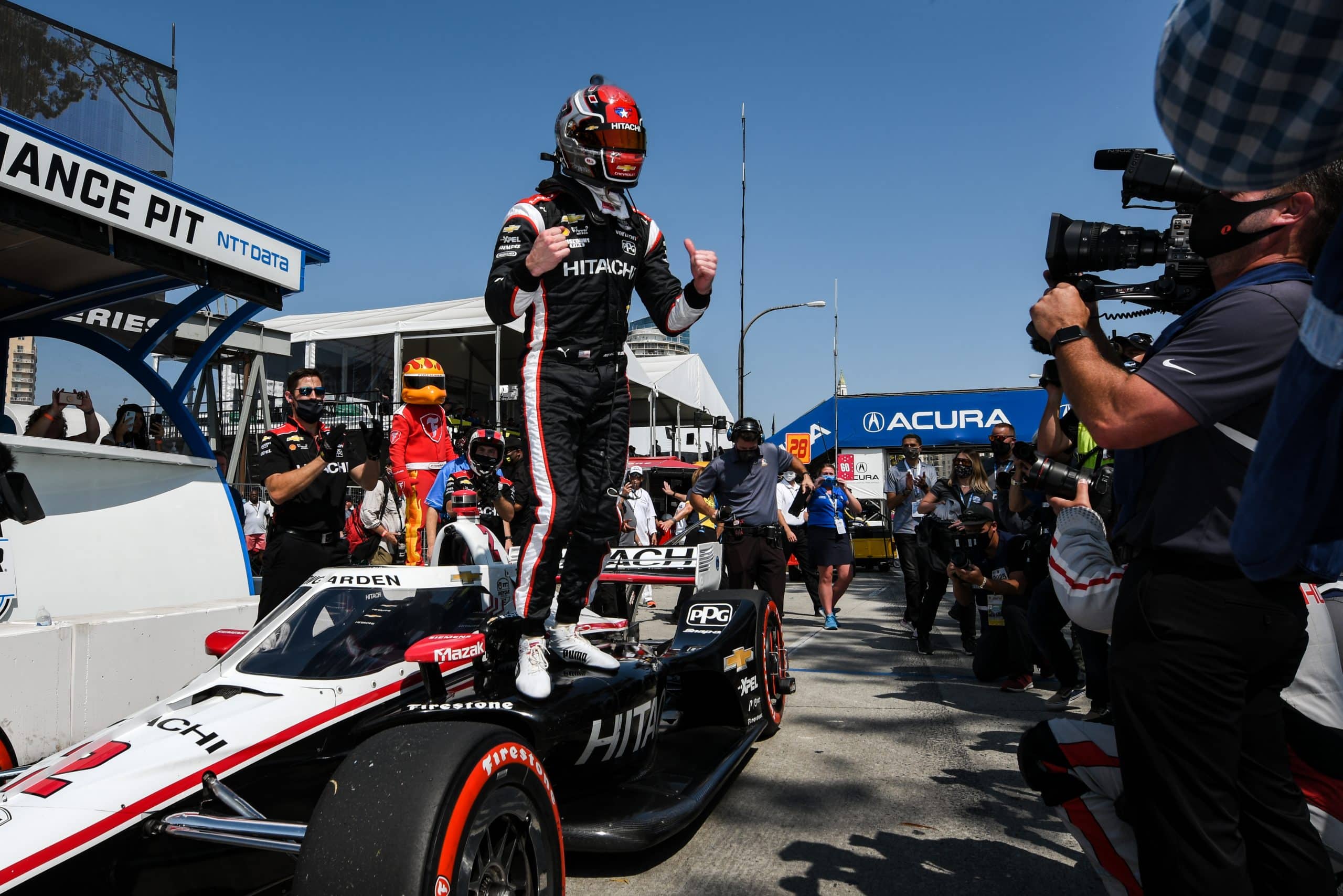 Josef Newgarden en pole pour la dernière