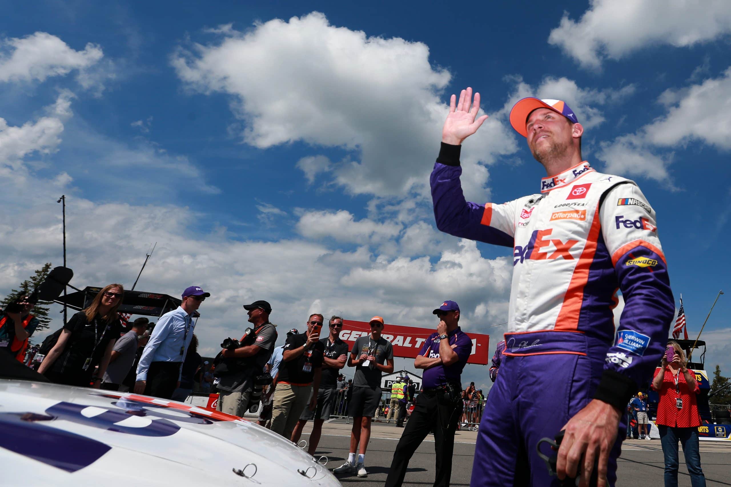 Denny Hamlin en pole à Talladega