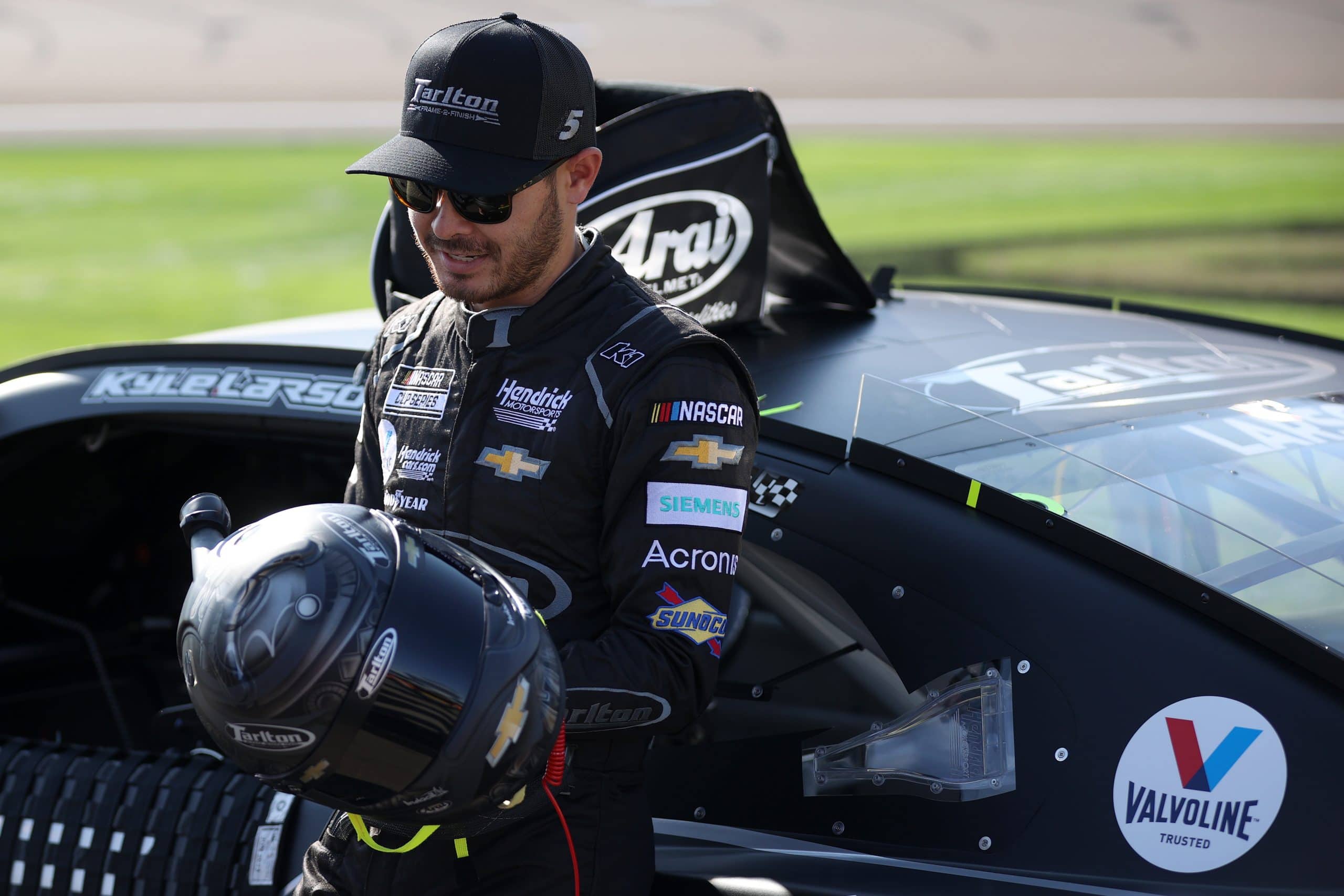 Kyle Larson en pole au Texas