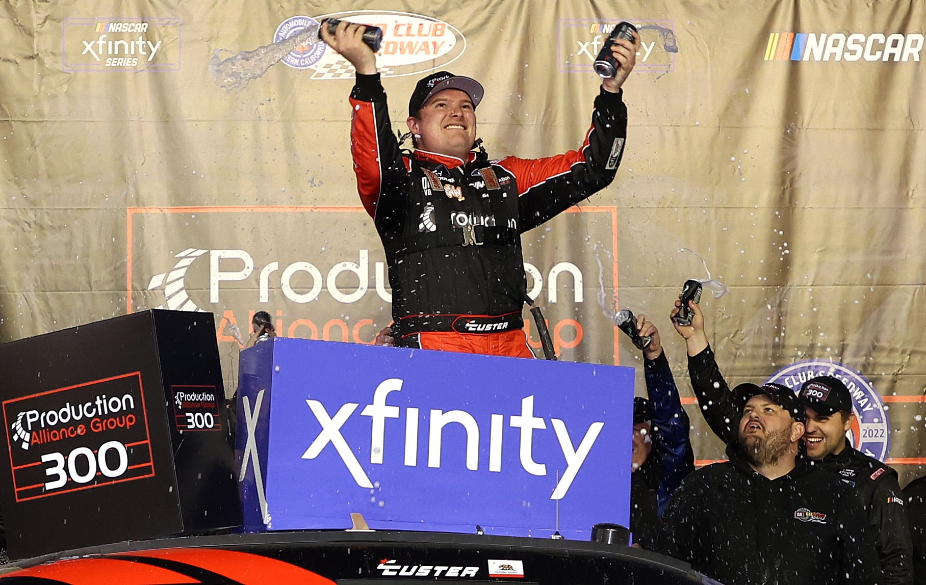 Cole Custer domine la course de Fontana