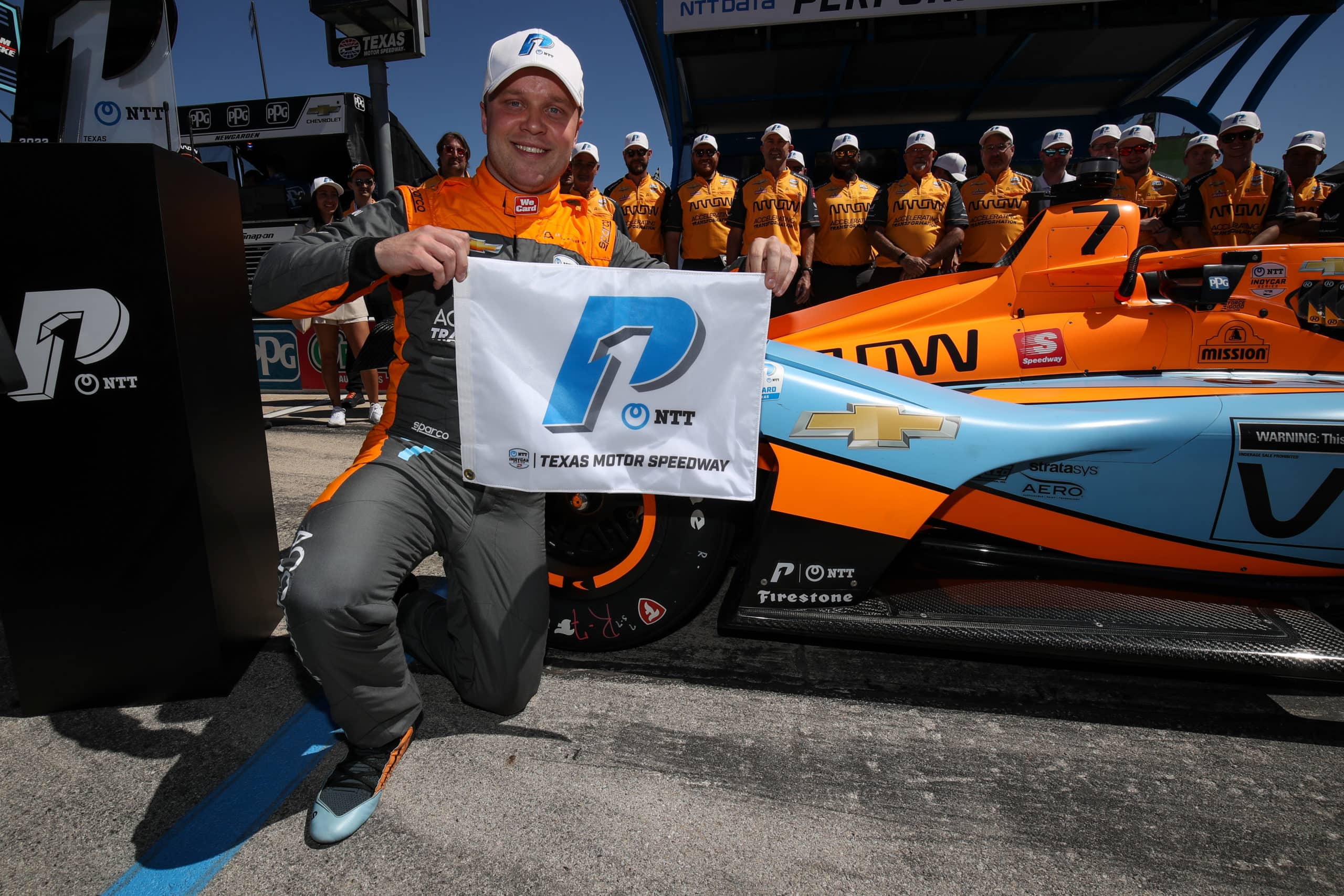 Rosenqvist en pole au Texas