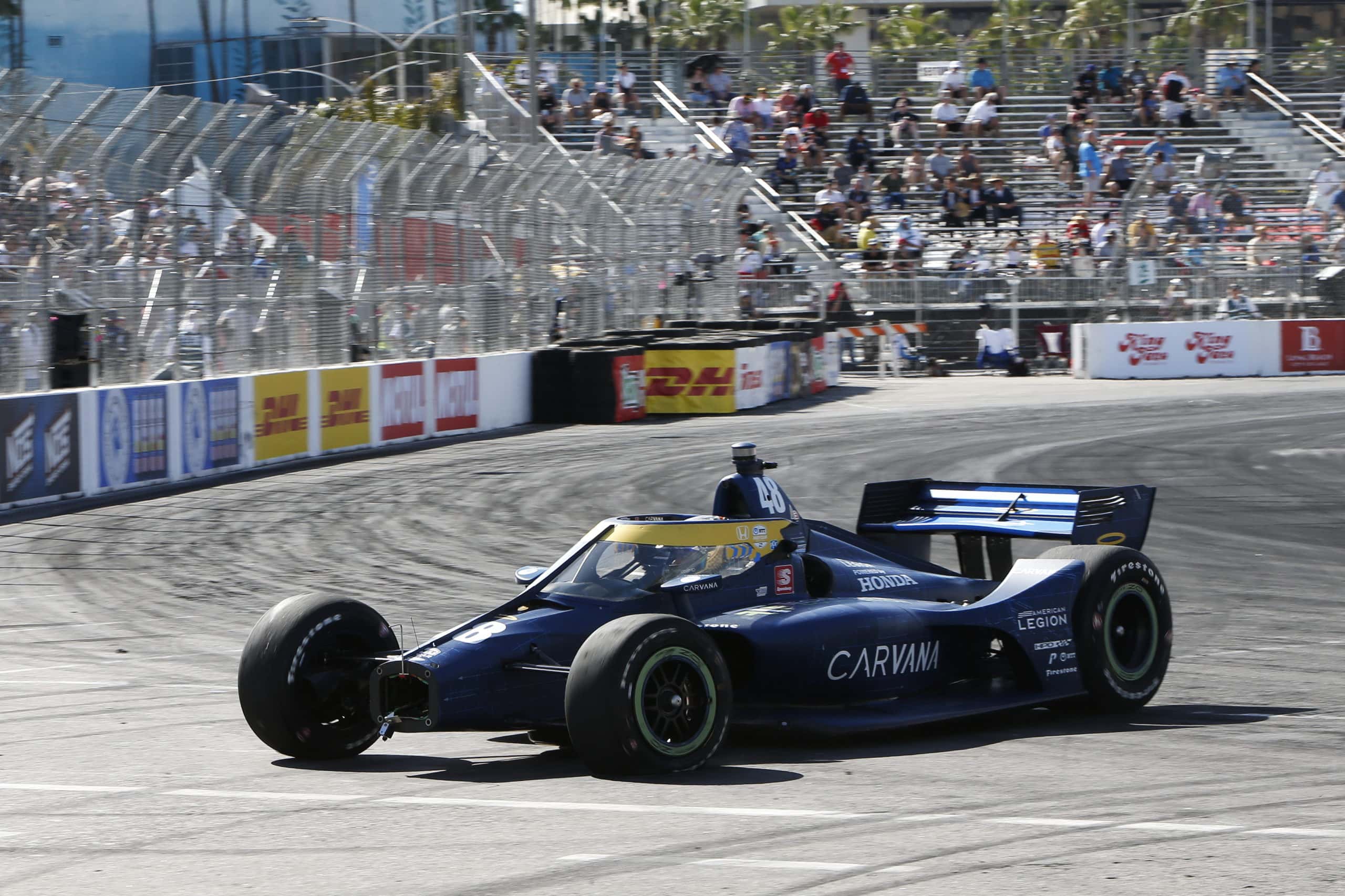 Jimmie Johnson blessé à Long Beach