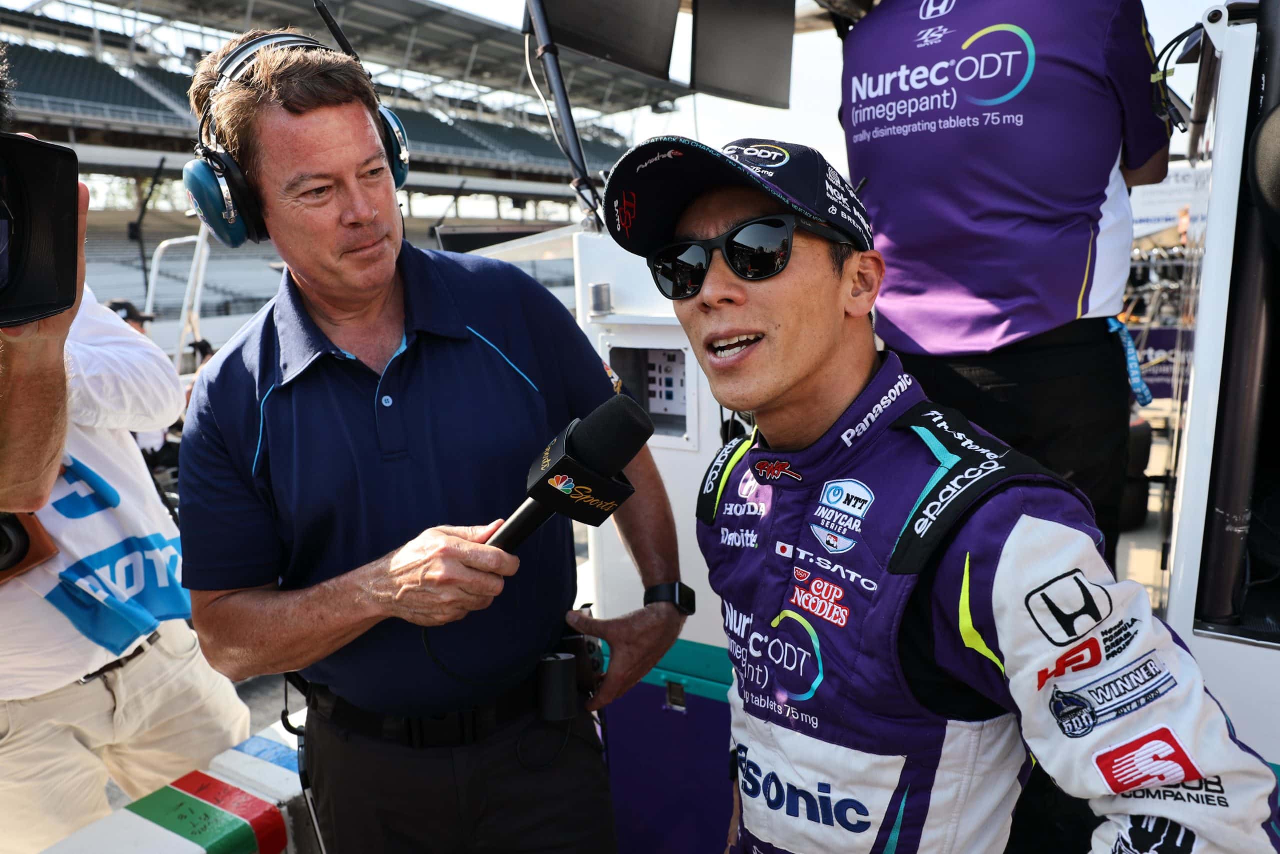 Takuma Sato enchaîne lors du Fast Friday