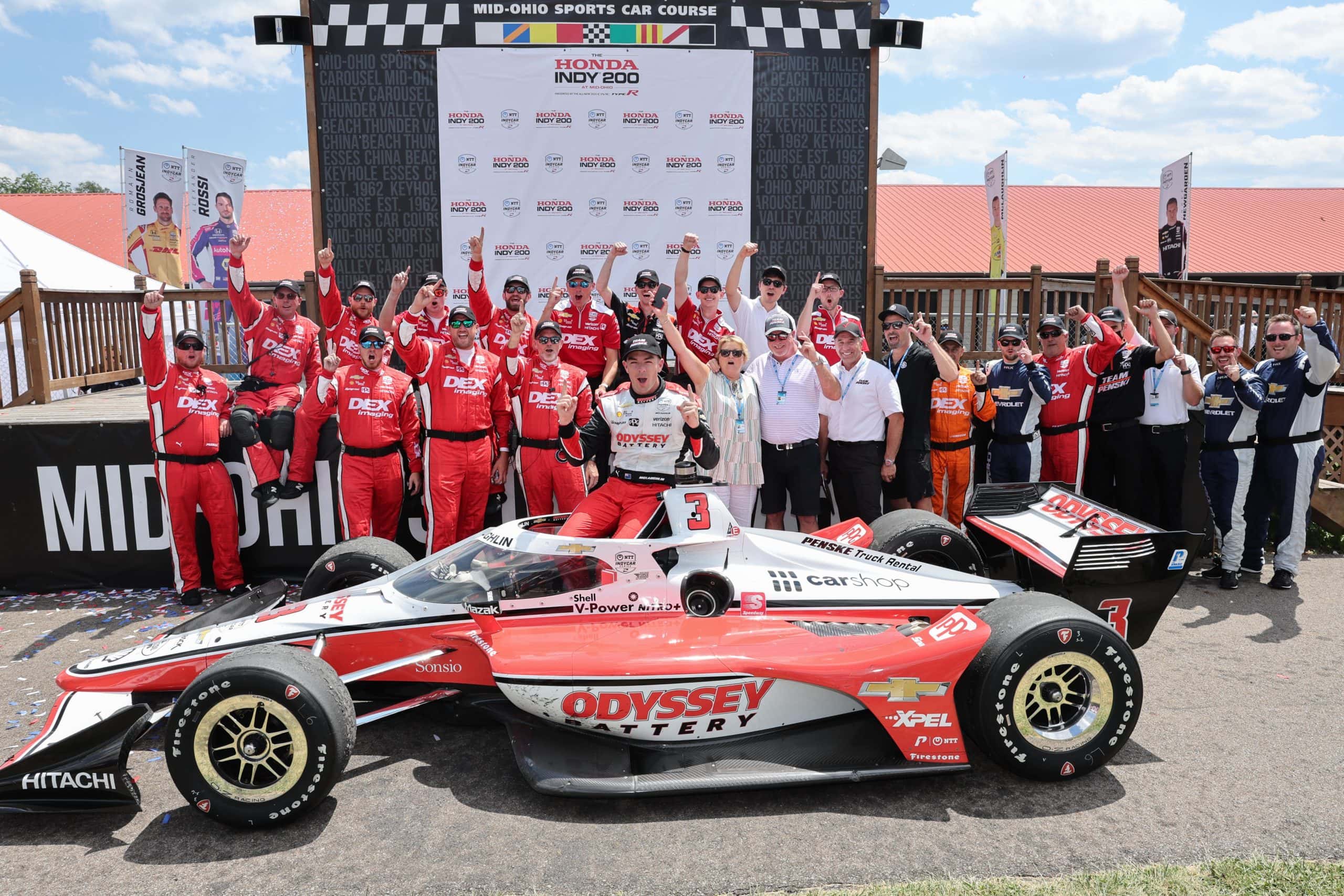 Scott McLaughlin en promenade à Mid-Ohio