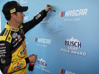 Joey Logano Pole Position Las Vegas