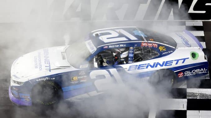 Austin Hill NASCAR Martinsville