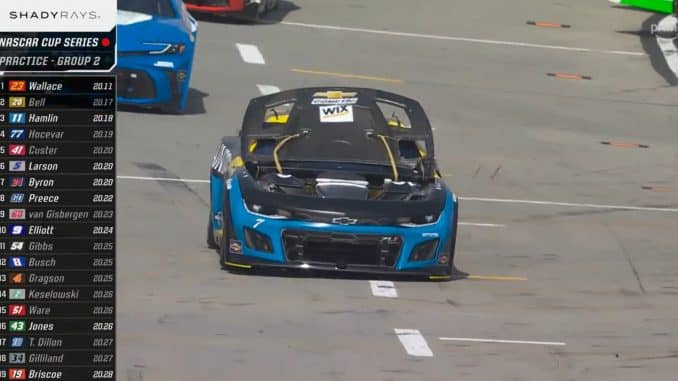 Justin Haley NASCAR Capot Moteur