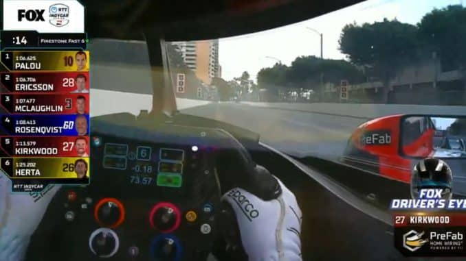 Driver Eye IndyCar Vue Pilote