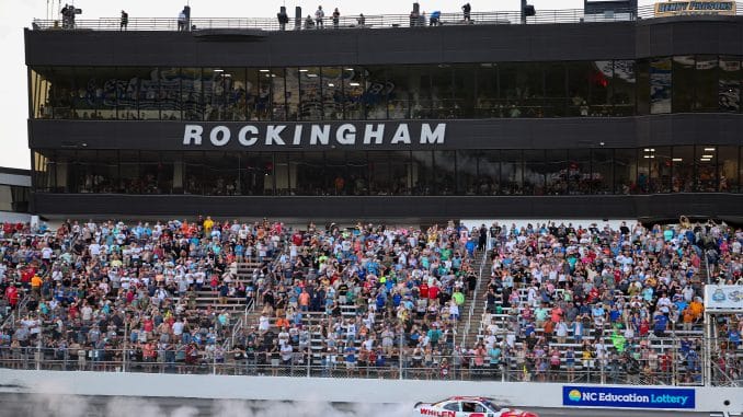 Jesse Love Disqualifié Rockingham NASCAR