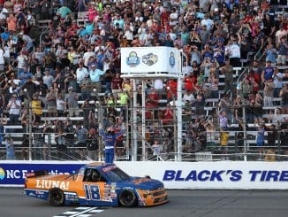 Tyler Ankrum Victoire NASCAR Truck Series Rockingham