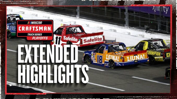 Video NASCAR Truck Series Martinsville